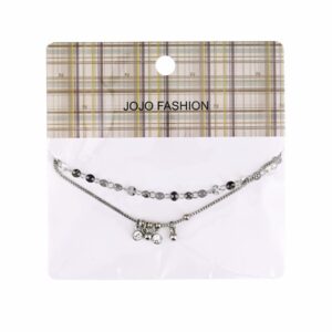 Pulsera De Círculos JOJO FASHION Plateada