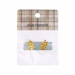 Aretes Argolla Dorada JOJO FASHION Gruesa