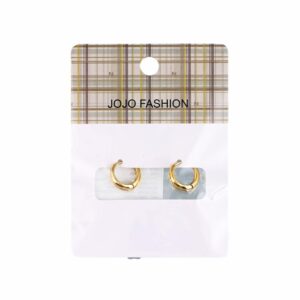 Aretes Argolla Dorada JOJO FASHION Delgada