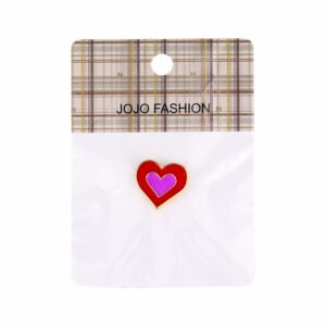 Pin Diseño Corazón JOJO FASHION Metalico