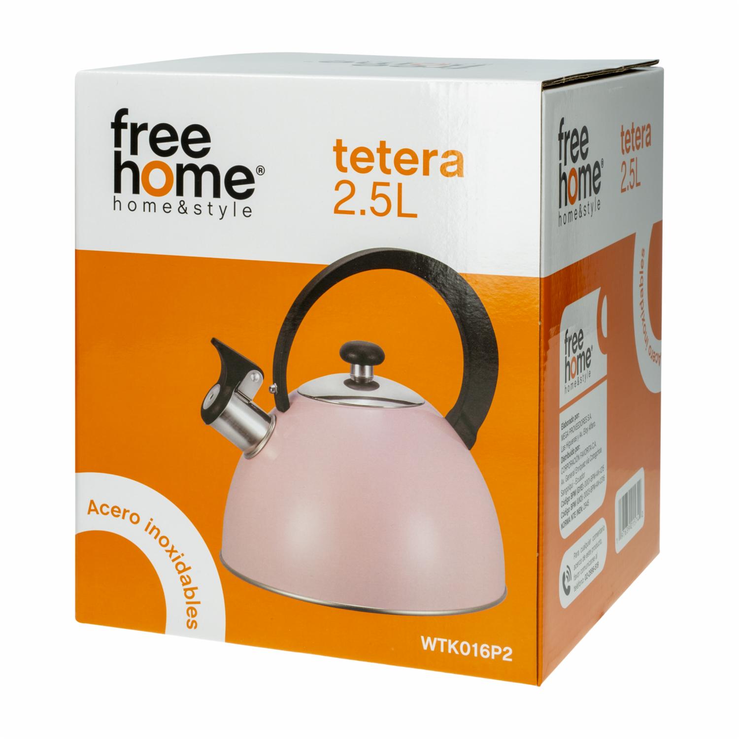 Tetera De Inducción Diseño Emily Rosada FREE HOME 5 Litros - Imagen 2