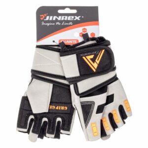 Guantes Para Ejercicio Gris Y Negro JINREX Pequeña