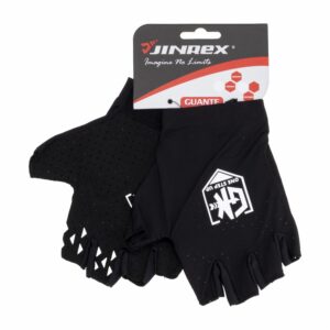 Guante Para Bicicleta Negro Sin Dedos JINREX Talla Pequeno