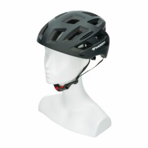 Casco Para Bicicleta Con Víscera Corta Y Luz Color Negro MOON 1 Pieza
