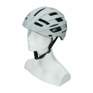 Casco Para Bicicleta Con Víscera Y Luz Posterior Gris Mate MOON 1 Pieza