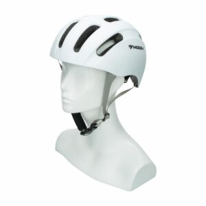 Casco Para Bicicleta Sencillo Color Blanco MOON 1 Pieza