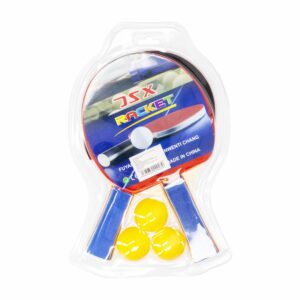 Set Ping Pong 2 Raqueta Y 3 Pelotas TRY AND DO 5 Piezas