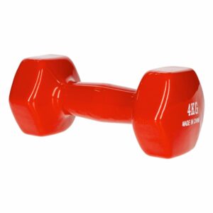 Pesa Mancuerna Vinilo Rojo TRY & DO 4 Kg