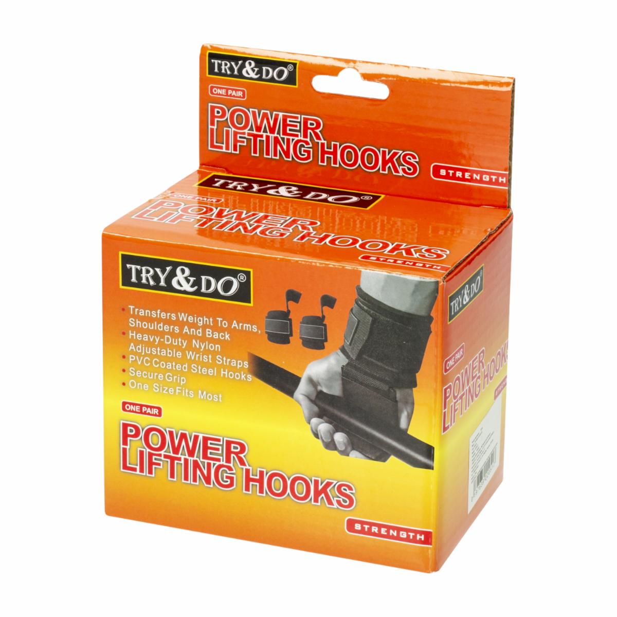 Ganchos Para Levantamiento De Pesas TRY AND DO 2 Piezas - Imagen 3