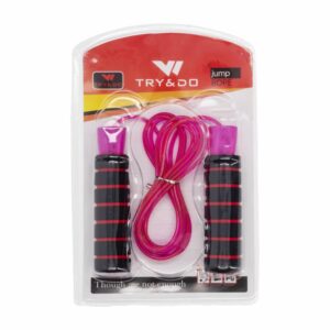 Cuerda Para Saltar Plástica Mango Suave TRY & DO 1 Pieza