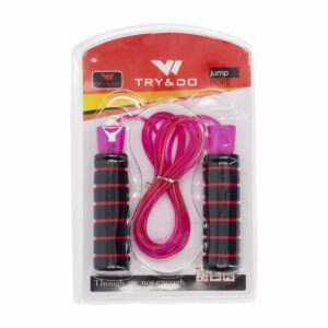 Cuerda Para Saltar Plástica Mango Suave TRY AND DO 1 Pieza