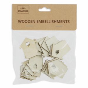 Casas De Madera Didácticas BABY CRAFT 20 Piezas