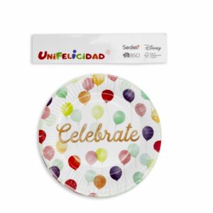 Plato Celébrate UNIFELICIDAD X 10 Uds