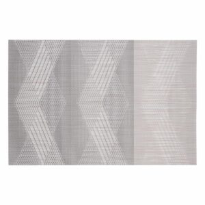 Individual Franjas Triángulos Beige FREE HOME Rectangular