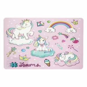 Individual Unicornio Arcoíris FREE HOME Rectangular