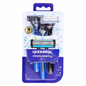 Afeitadora Desechable Windrunner 4 GOODMAX 3 Piezas