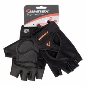 Guantes Para Ejercicio Negro Sin Dedos JINREX Grande