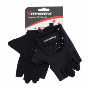 Guante Para Bicicleta Negro Sin Dedos JINREX Talla Grande