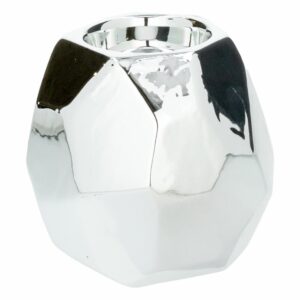 Candelabro Plateado Brillante KOOME 1 Pieza