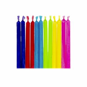 Vela Flama Colores BIRTHDAY CANDLES X 12 Uds