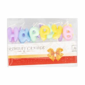 Velas Happy Birthdat WANGQIANG PARTY Varios Colores