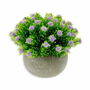 Maceta Decorativa Flores Varios Colores Artificial DONGZHI 13 Cm