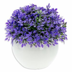 Maceta Decorativa Flores Purpura Artificial DONGZHI 12 Cm