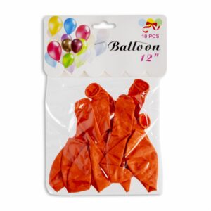 Globo Anaranjado BALLOONS X 10 Uds