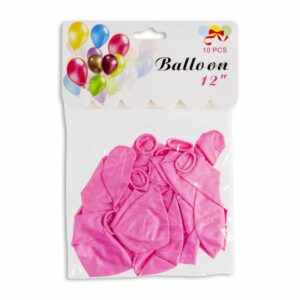 Globo Rosado BALLOONS X 10 Uds