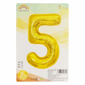 Globo Dorado JASON BALLOONS N°5