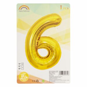 Globo Dorado JASON BALLOONS N°6