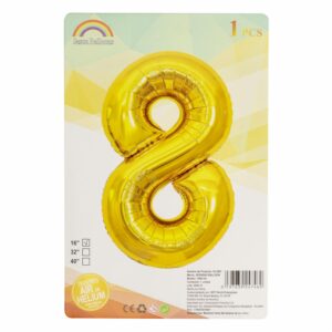 Globo Dorado JASON BALLOONS N°8