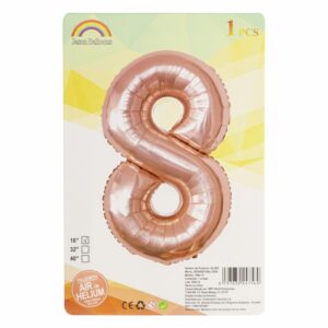 Globo Rosado JASON BALLOONS N°8