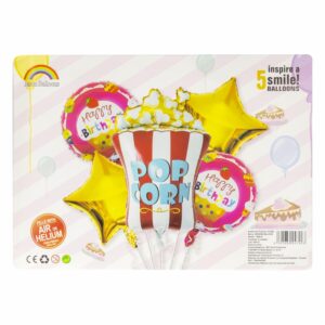 Globo Fiesta JASON BALLOONS 5 Piezas