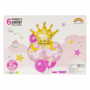 Globo Fiesta Feliz Cumpleaños JASON BALLOONS 6 Piezas