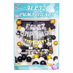 Globo Fiesta Feliz Cumpleaños JASON BALLOONS 48 Piezas