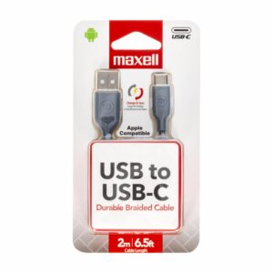 Cable USB A USB-C Gris MAXELL 2 Metros