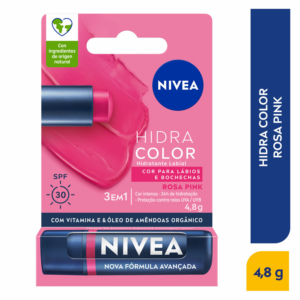 Bálsamo Labial Lip Care Hidra Color Rosa NIVEA 4,8 G