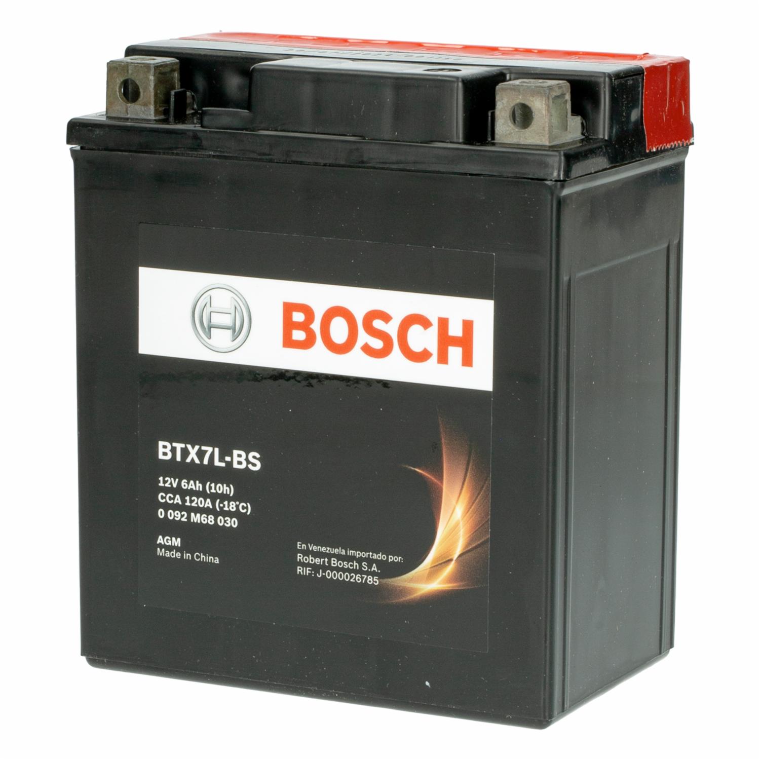 Batería Para Moto BTX7L-BS BOSCH 12 V 6 AH