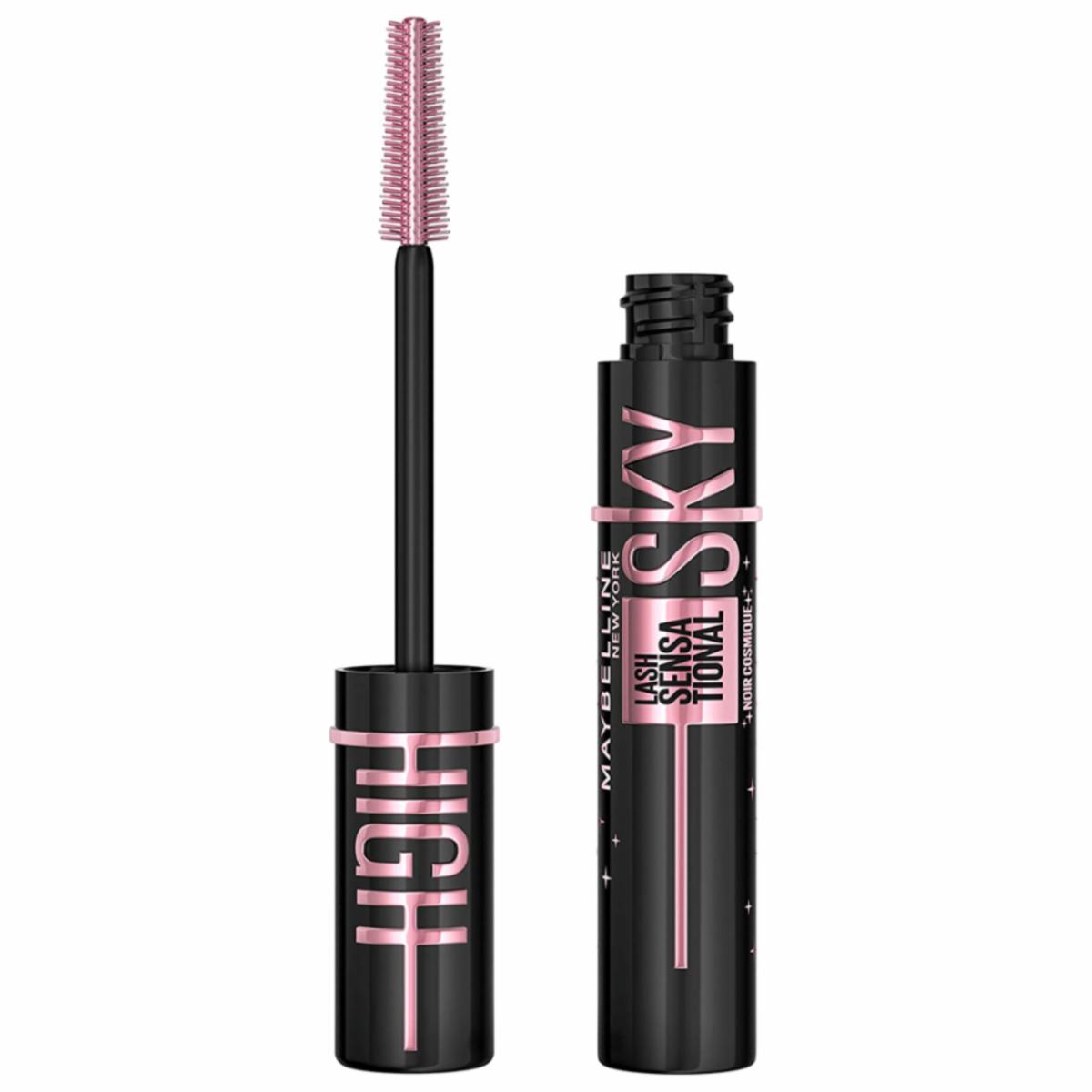 Máscara De Pestañas Lash Sensational Sky High Noir Cosmic Black A Prueba De Agua MAYBELLINE NEW YORK 7.2 Ml