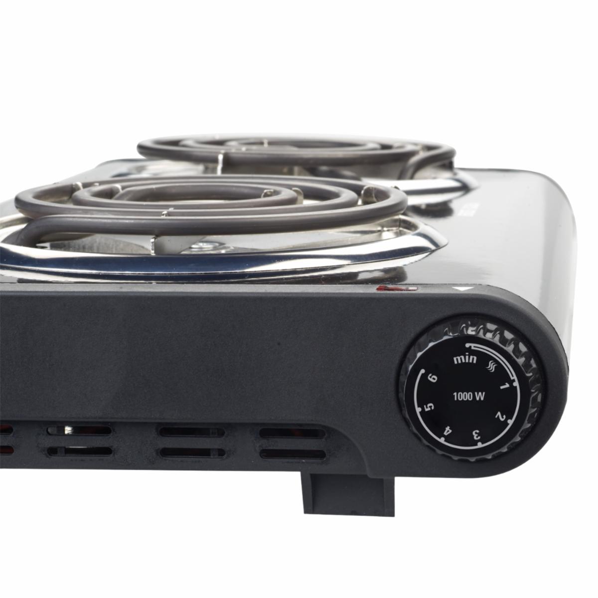 Hornilla Eléctrica Doble Negra BLACK & DECKER 2 Quemadores