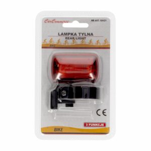 Luz Led Trasera De Bicicleta CARCOMMERCE 3 Funciones
