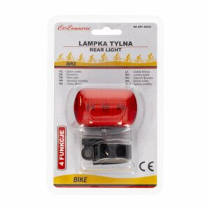 Luz Led Trasera De Bicicleta CARCOMMERCE 4 Funciones