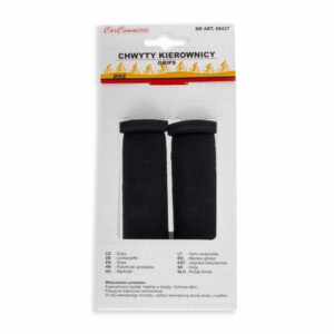 Manubrio De Bicicleta Color Negro CARCOMMERCE Con Tapa