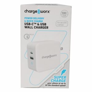 Cargador De Pared Dual CHARGE WORX 100 W