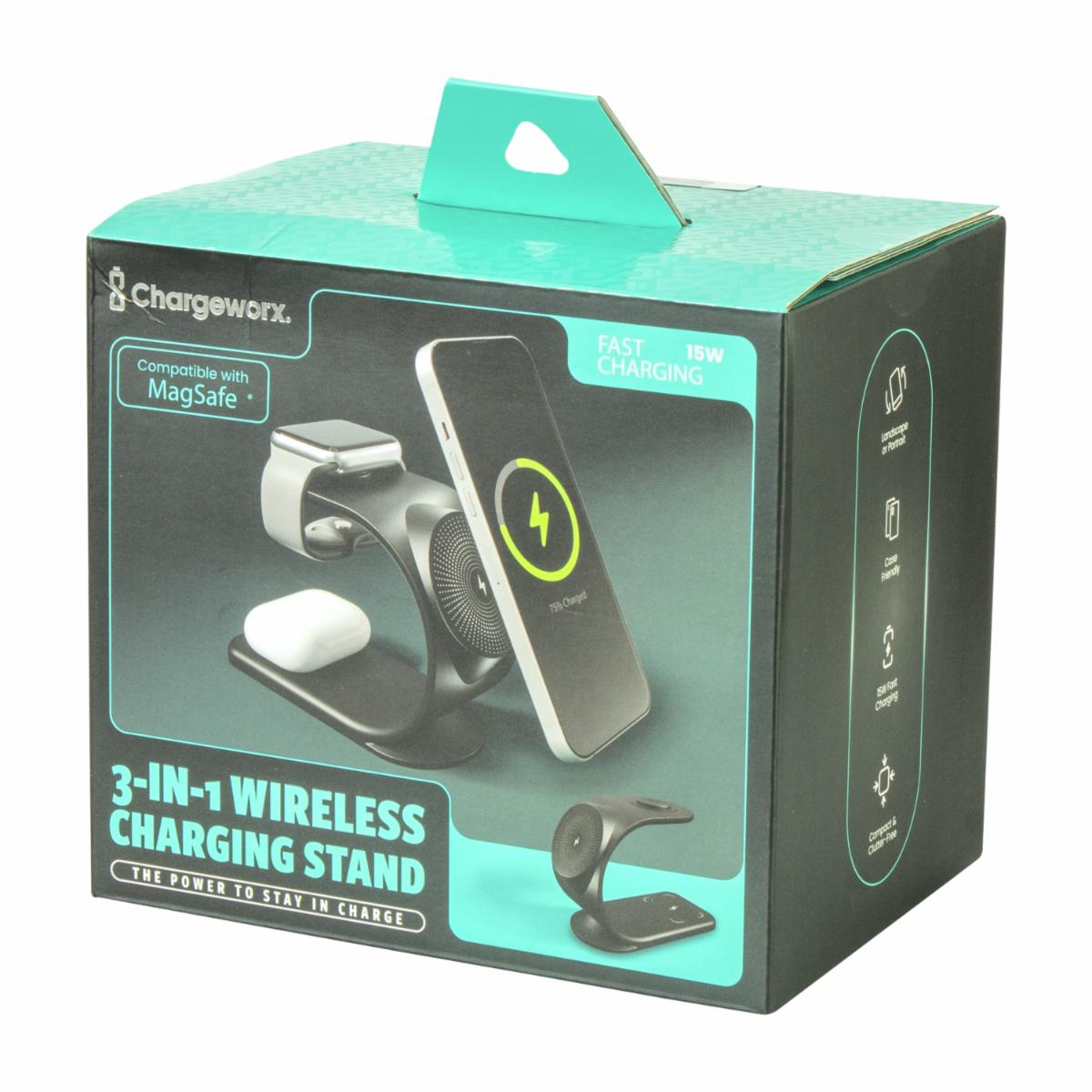 Soporte De Carga Magsafe CHARGE WORX 3 En 1