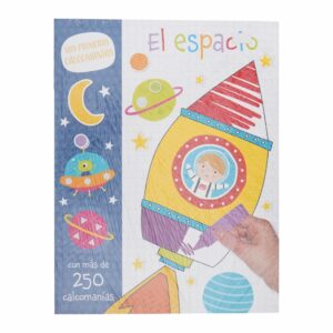 Libro Mis Primeras Calcomanías El Espacio SILVER DOLPHIN 30 Páginas