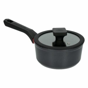 Cacerola Inducción Con Tapa De Vidrio 1,3 L Black 2.0 BUGATTI 16 Cm