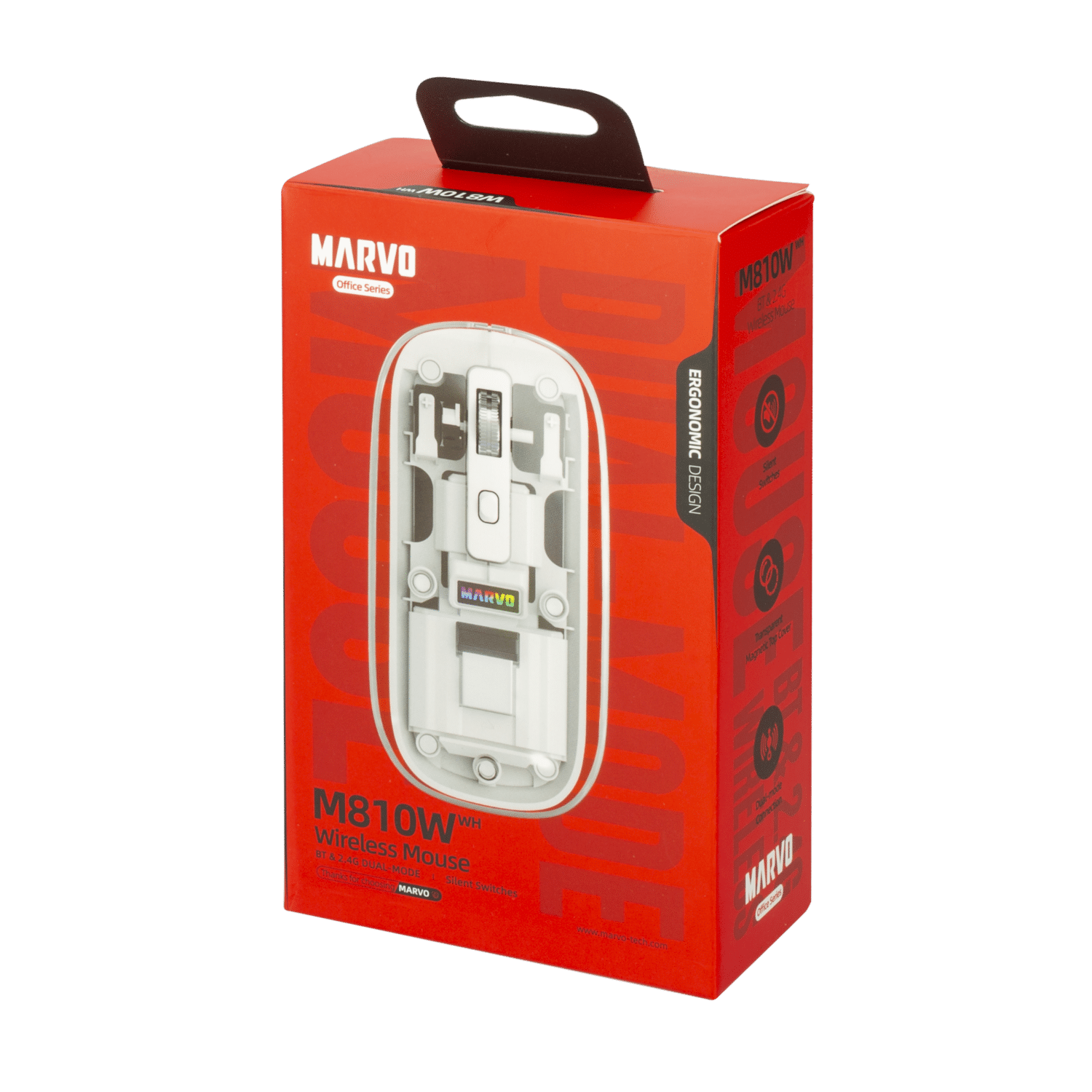 Mouse 1600 DPI MAMOM810WBK MARVO