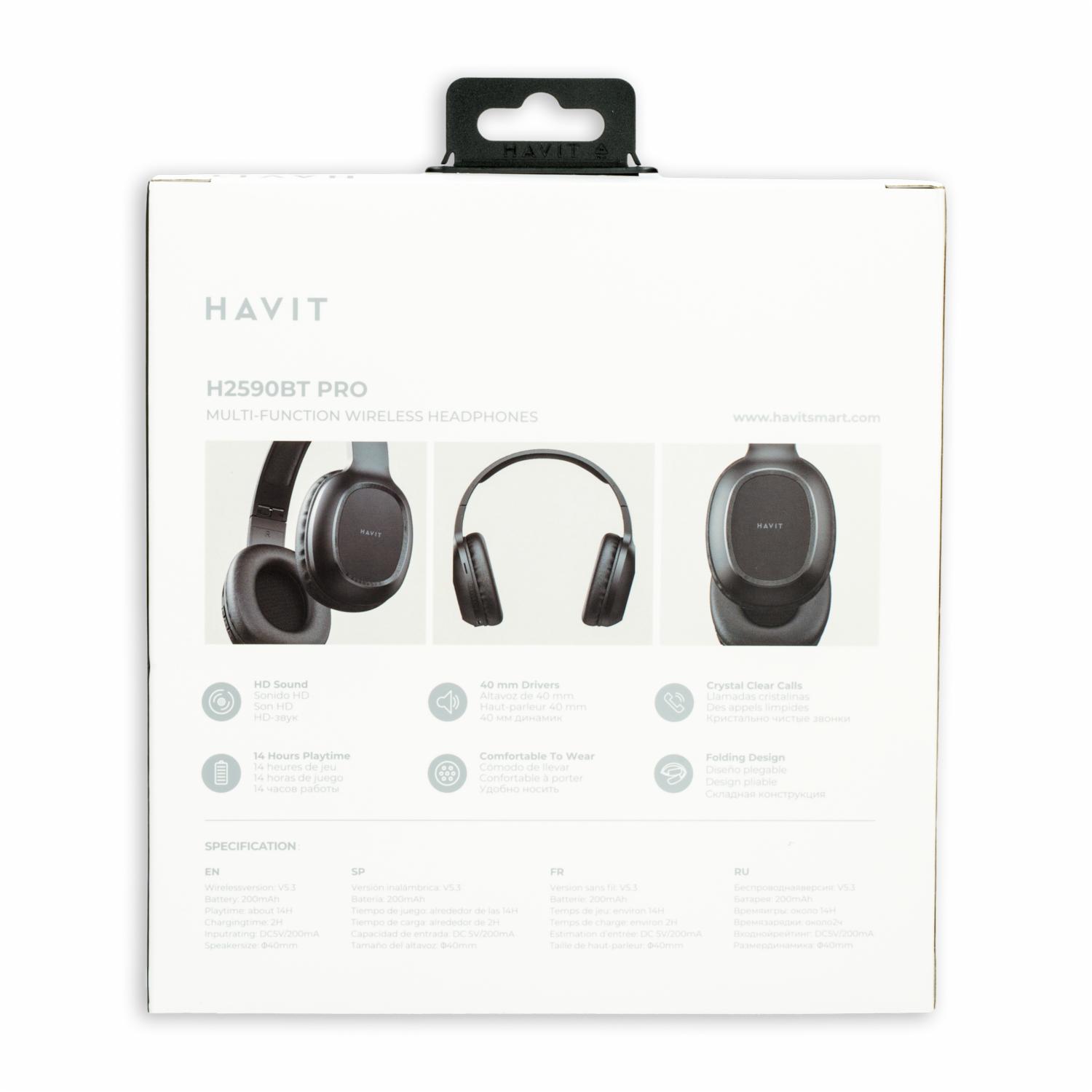 Audífonos Multi Función H2590BTPRO-N HAVIT Bluetooth - Imagen 4